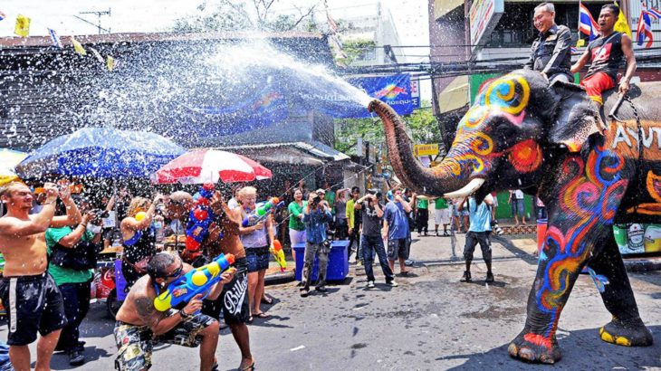 Celebración de Año Nuevo tailandés