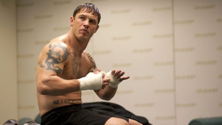 Tom Hardy en la película Warrior