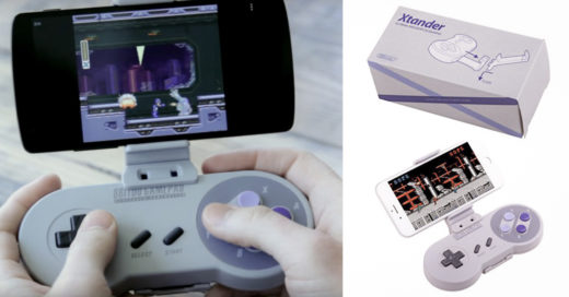 ¿Extrañas el Super Nintendo? ¡Ahora este control te dejará jugar desde tu Celular!