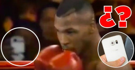 Video de Mike Tyson en 1995 podría demostrar los Viajes en el Tiempo ¿¡Es un smartphone!?