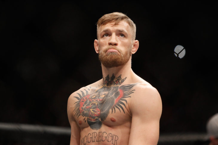 Connor McGregor hace puchero