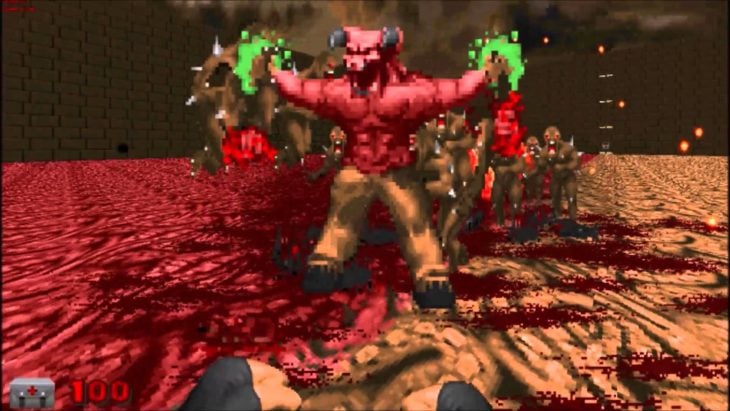 Doom antes Barons of Hell