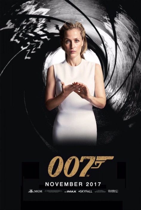 Gillian Anderson como james bond