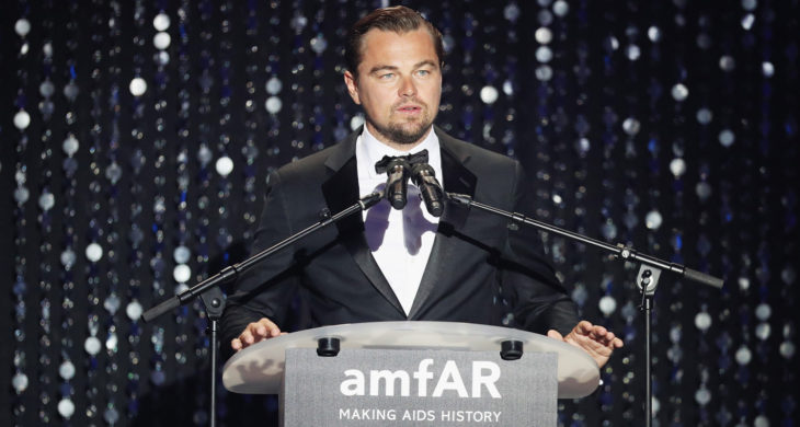 leonardo dicaprio amfar