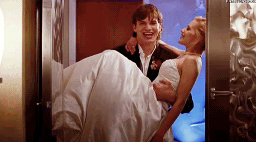 just married gif