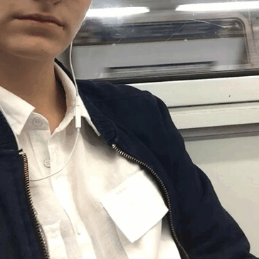 Viajando en el Metro