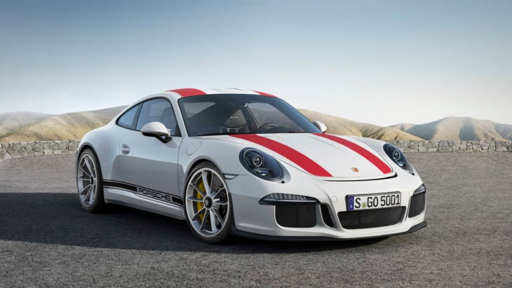 Porsche 911 R color blanco