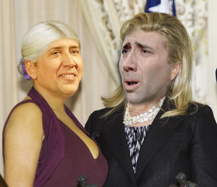 Hillary Clinton y Cristina Aguilera