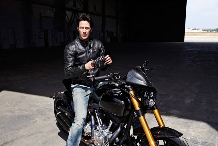 Keanu Reeves en moto