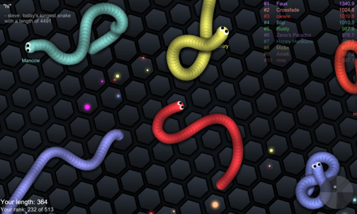 Slither.io.