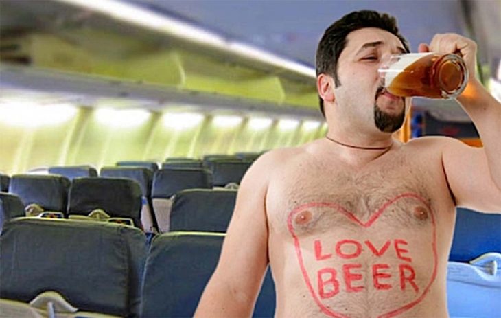 drunk beer avion