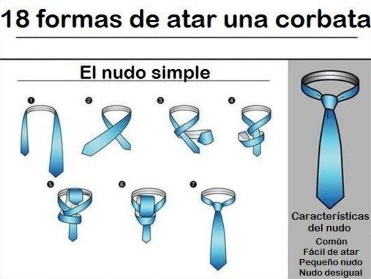 18 formas de atar una corbata