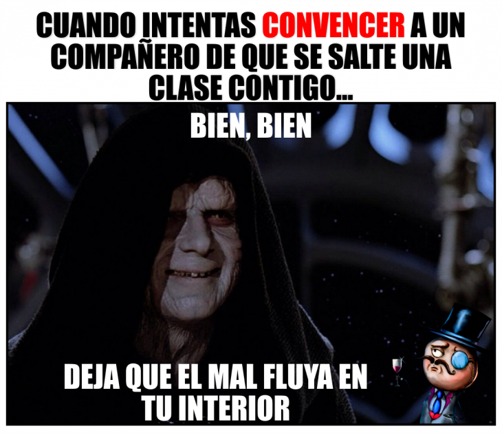 meme la guia del varón, star wars