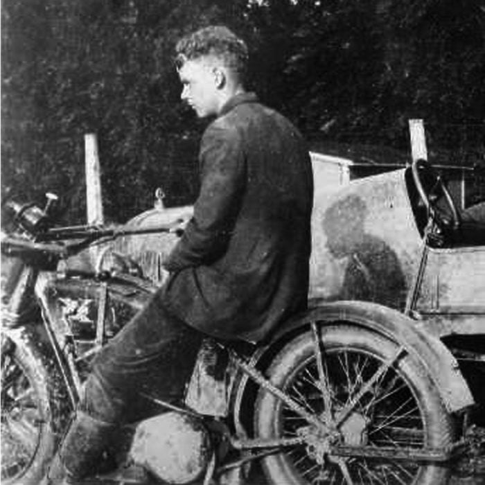 lindbergh en moto