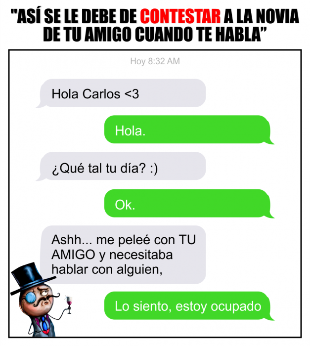 meme la guia del varón, conversación