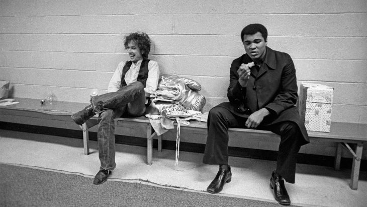 ali con bob dylan