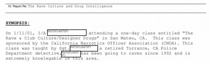 dea report 1