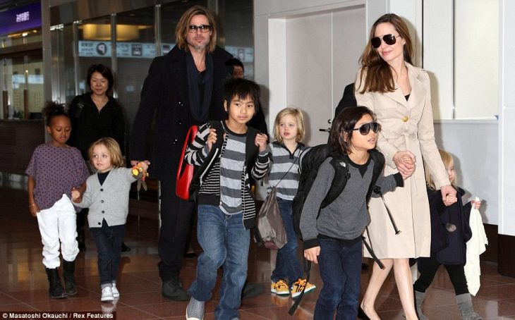 brad pitt y familia