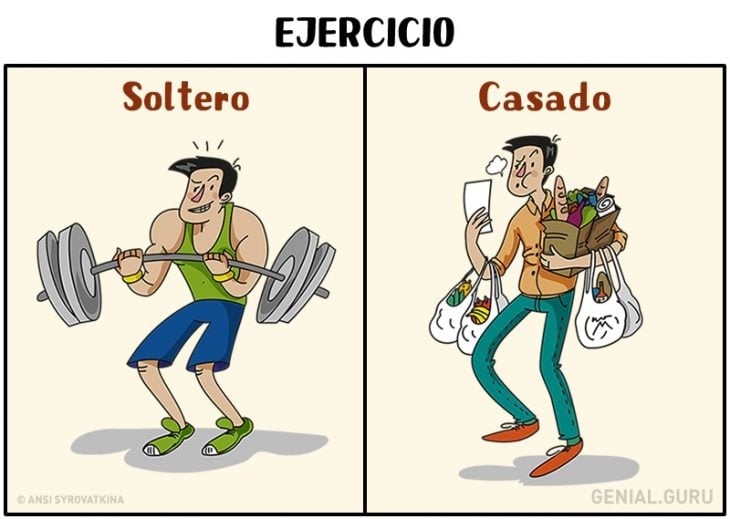 Diferencias entre el soltero y el casado