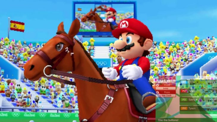 Mario bros a caballo