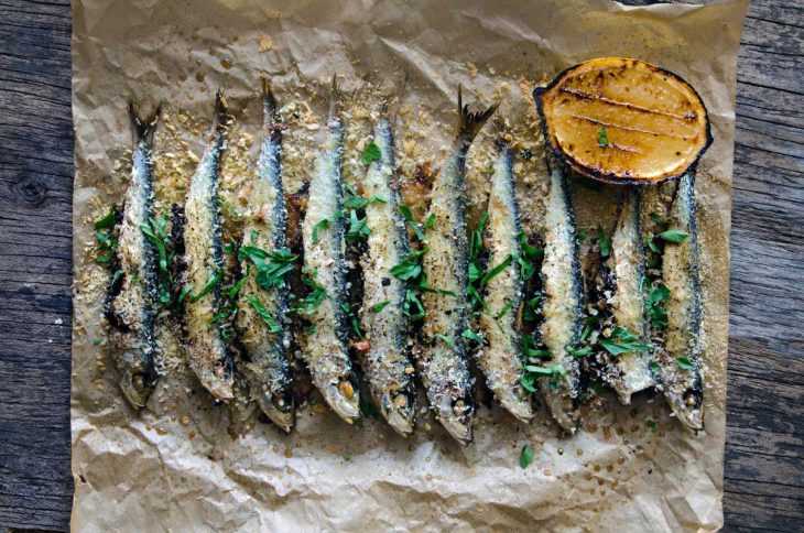 sardinas asadas