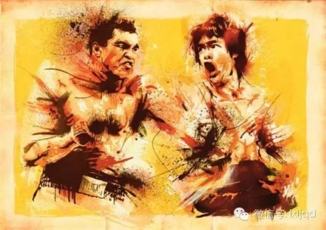 Muhammad Ali y Bruce Lee