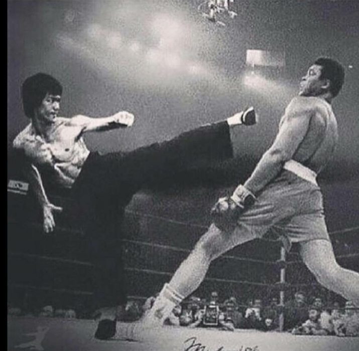 Muhammad Ali y Bruce Lee