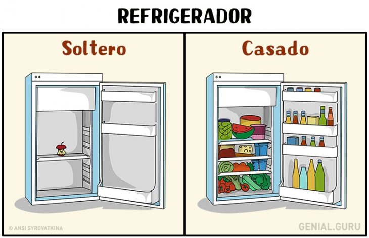 Diferencias entre el soltero y el casado