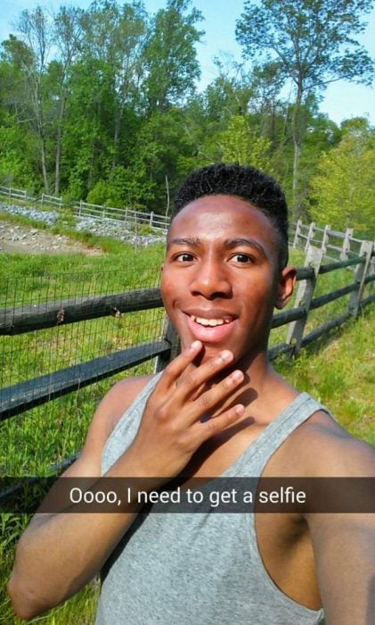 snapchat Necesito una Selfie