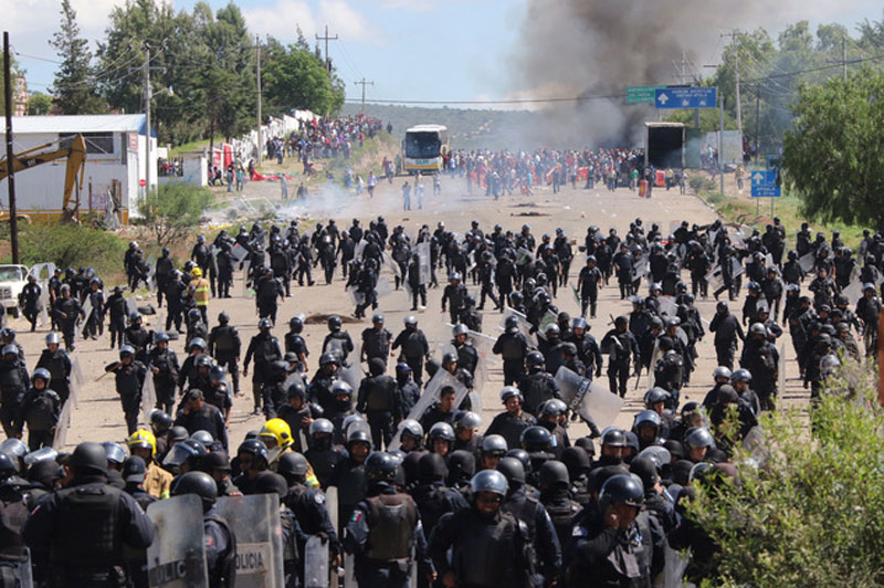 enfrentamiento Oaxaca