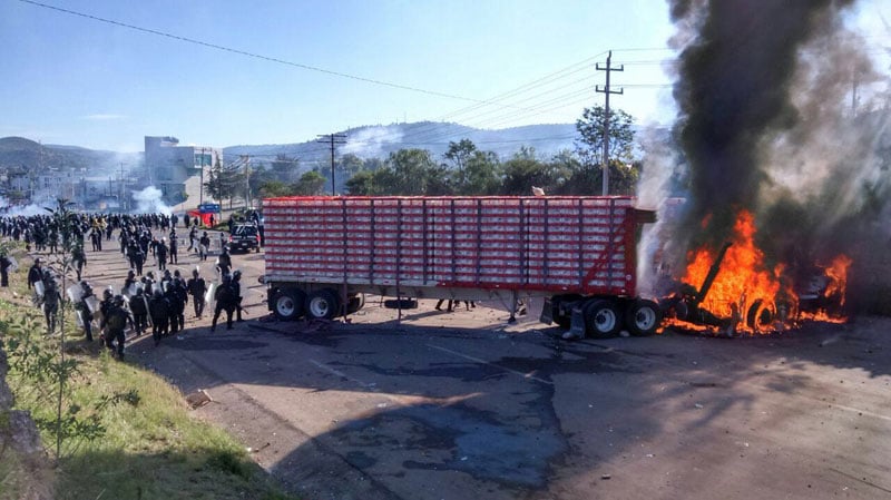enfrentamiento Oaxaca