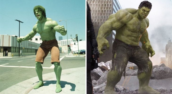 hulk en1978 y en 2015