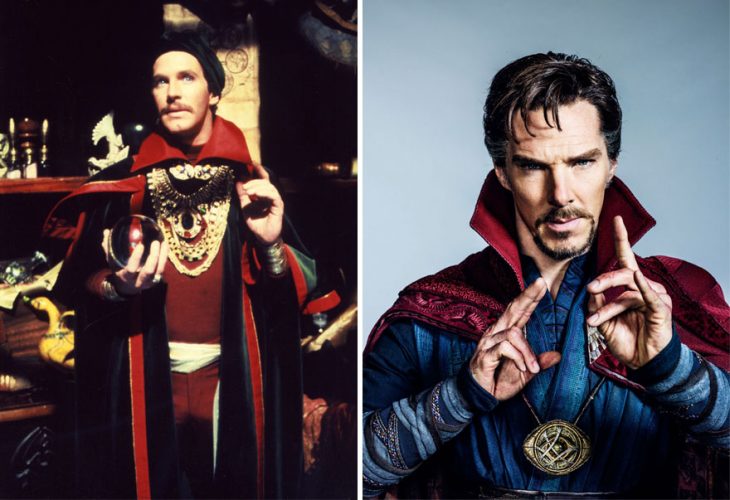 dr strange en 1978 y en 2016