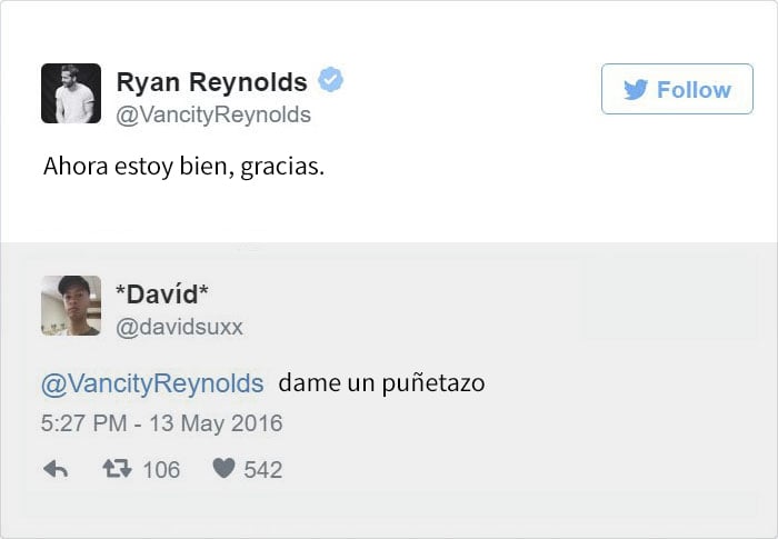 Tuit Ryan Reynolds