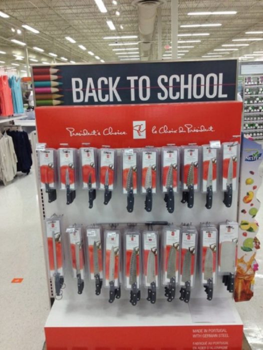 cuchillos en walmart