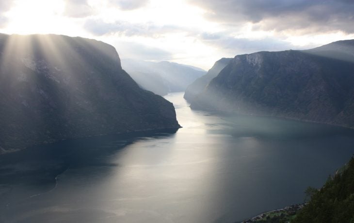 Sognefjord, fiordo en Noruega