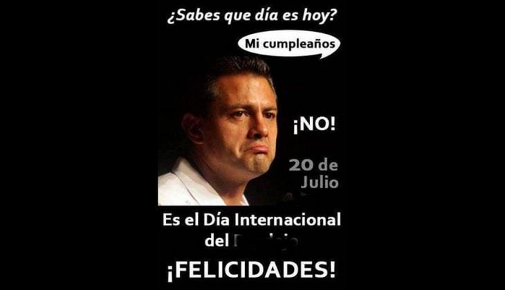 Memes de Peña Nieto por cumpleaños