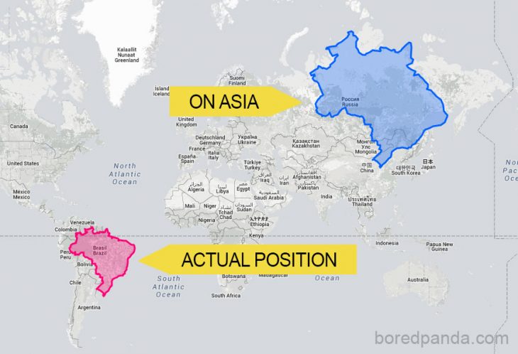 Brasil en otra posicion
