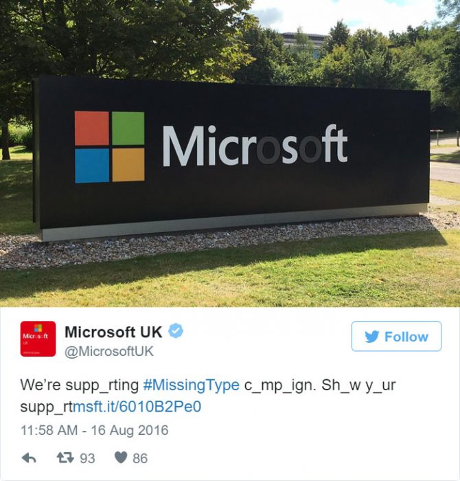 Campaña #MissingType