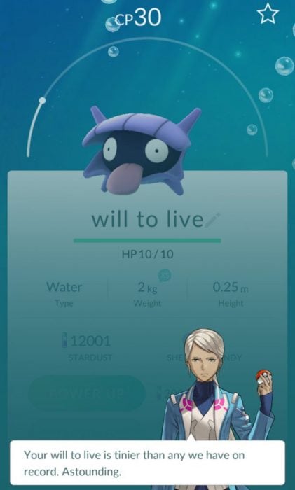 willl to live pokemon