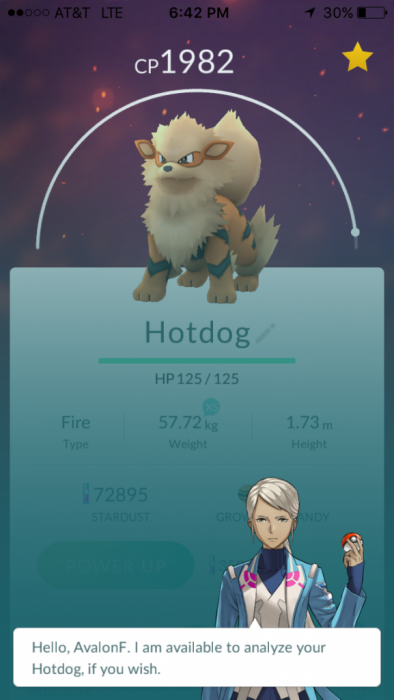 hot dog pokemon