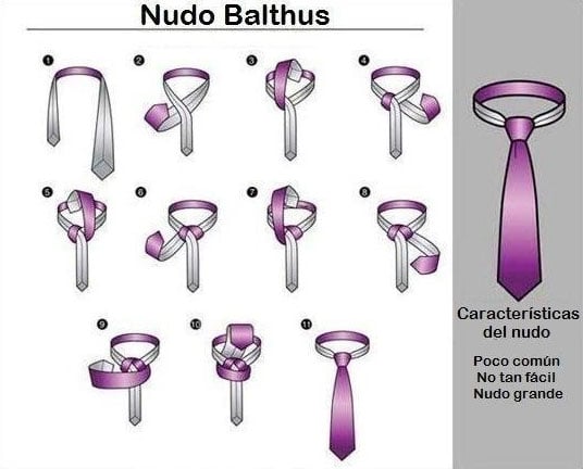 Nudos de corbata balthus