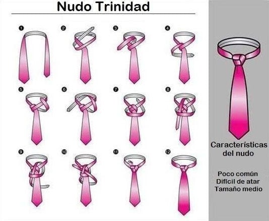 Nudos de corbata trinidad