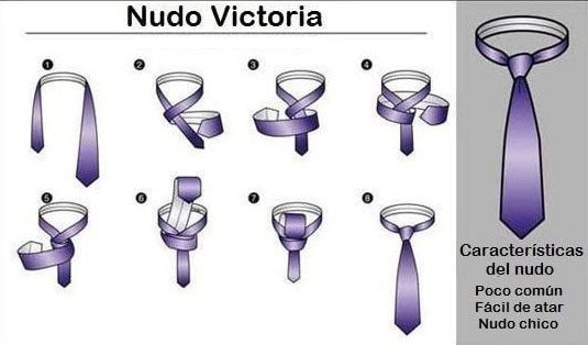 Nudos de corbata victoria