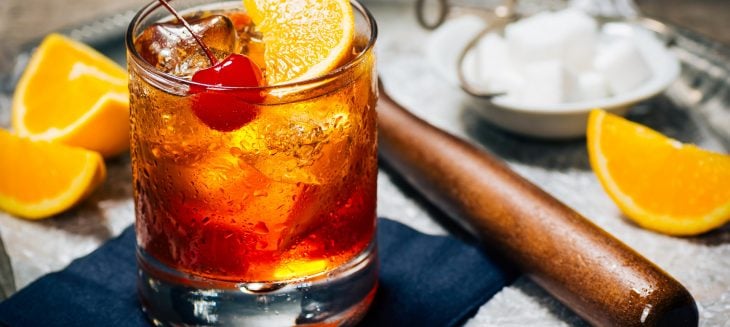 El trago Old Fashioned