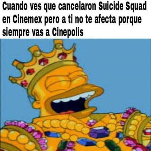 Memes por cancelación de Suicide Squad en Cinemex