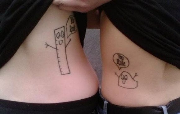 Tatuajes de pareja terribles