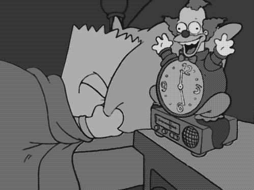 Bart Simpson no se quiere despertar