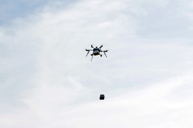 Drones entregan burritos de Chipotle