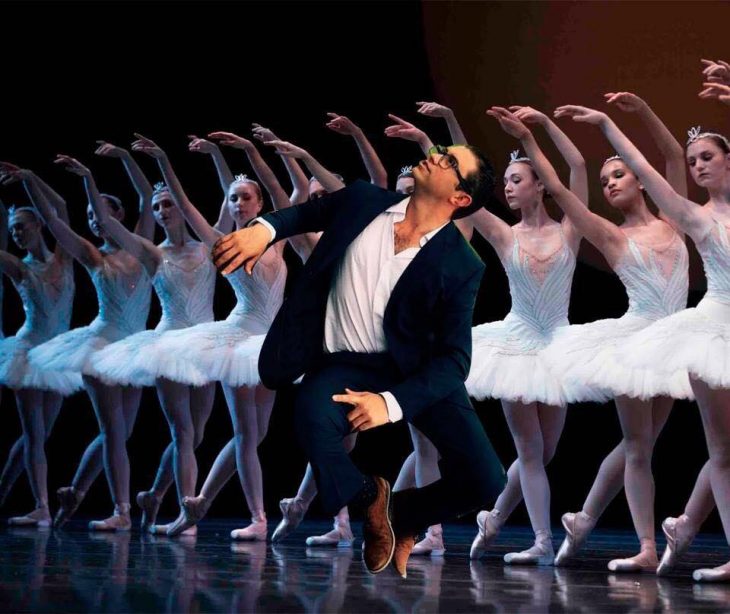 bailarinas y hombre photoshop